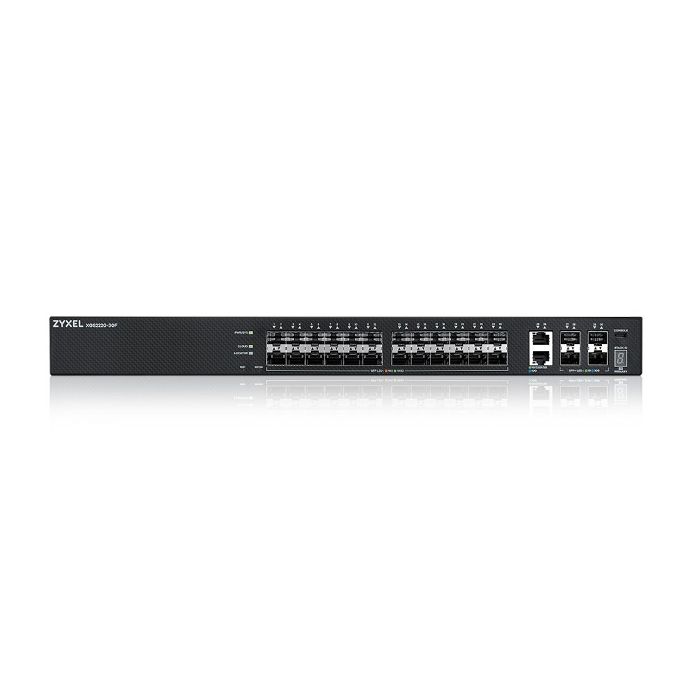 Switch i menaxhuar Zyxel XGS2220-30F, Layer 3, 10G, i zi