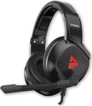 Kufje gaming Savio Strike, me mikrofon, me dritë LED, të zeza