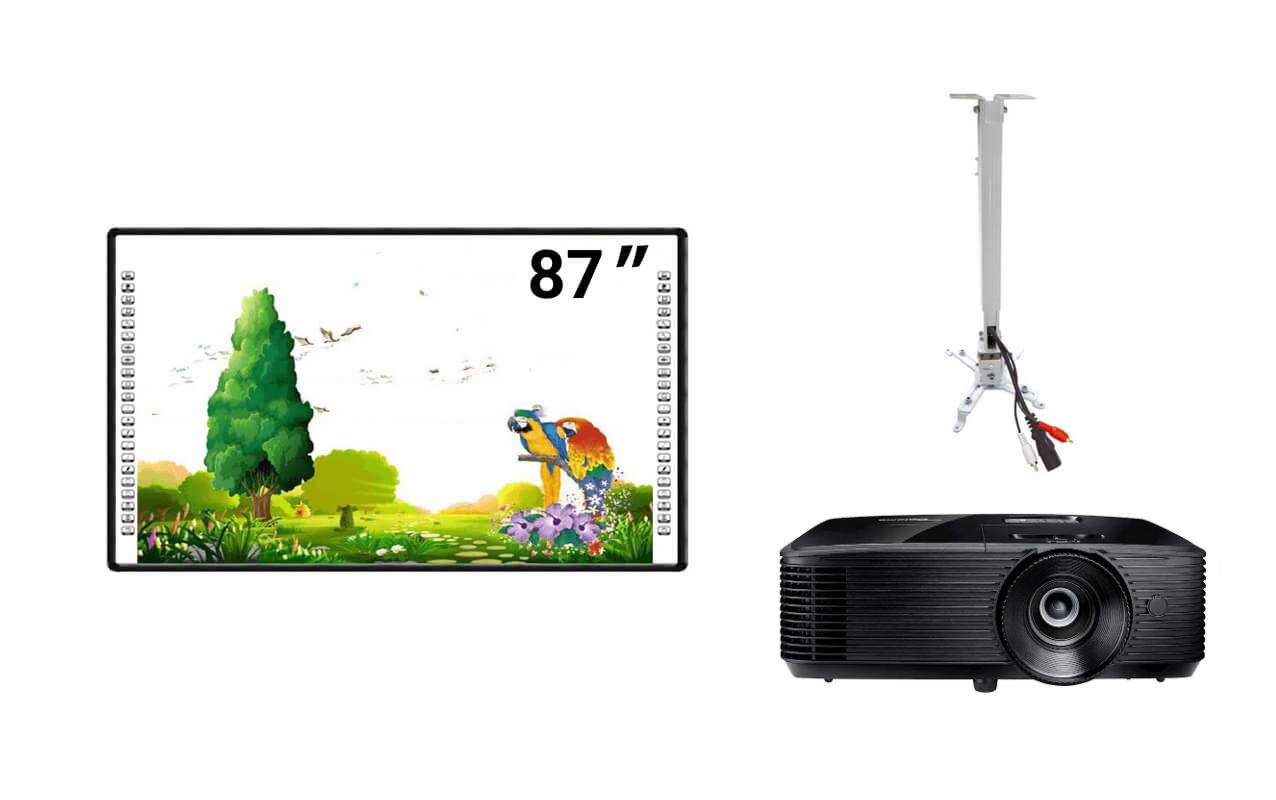 Tabelë interaktive EvoBoard IB-86RS, 87", IR touch, e bardhë