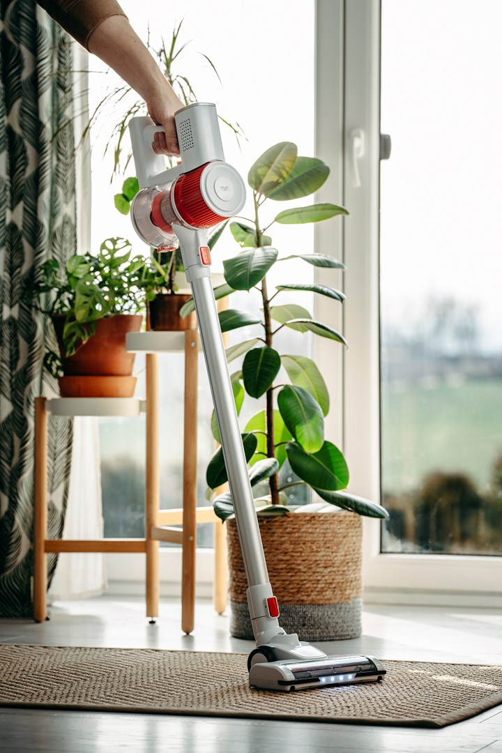 Fshesë elektrike vertikale Adler AD 7051, 300W, pa kabllo, gri