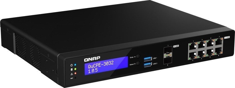 NAS QNAP QuCPE-3032, 10 porta, desktop, gri