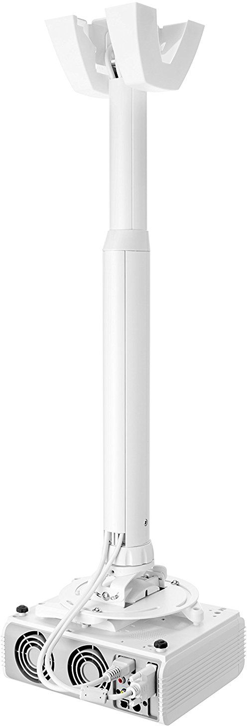 Mbajtëse tavani për projektor Vogels Professional PPC 1555, deri 15 kg, e rregullueshme, e bardhë