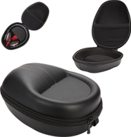 Kuti mbrojtëse për kufje Strado SafeMusic H4, univerzale, me zinxhir, e zezë