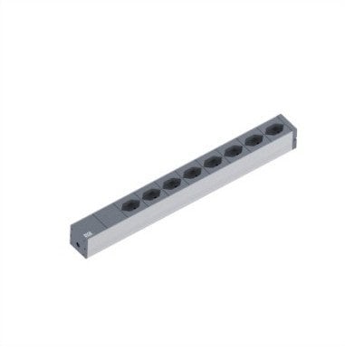 Zgjatës rack Bachmann IT PDU Basic, 8 dalje, 1U 19", 2m, i zi