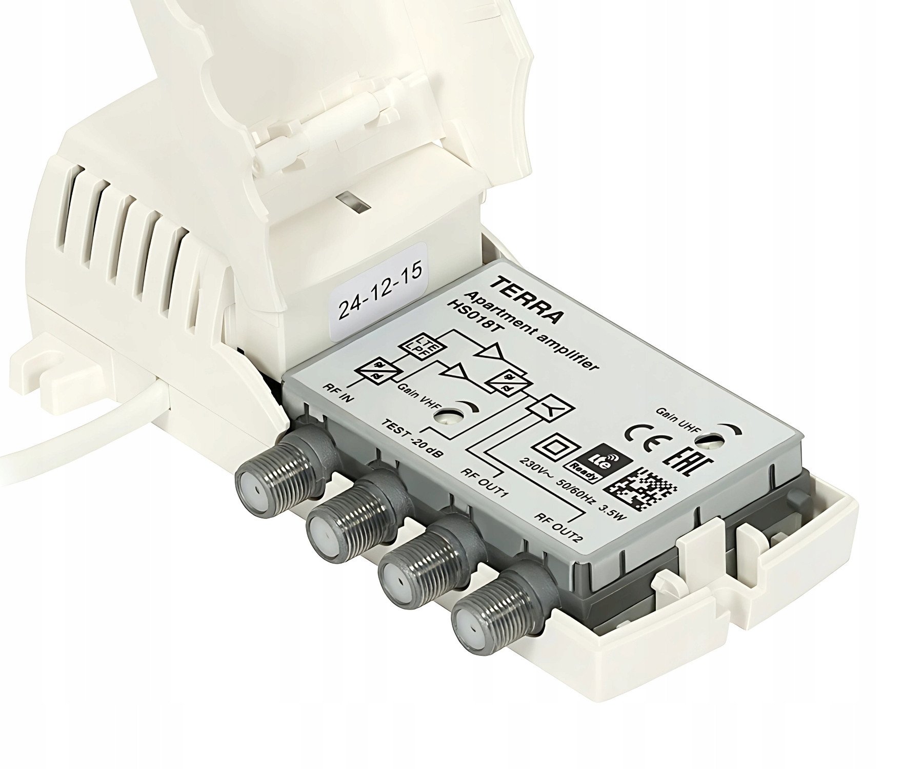 Amplifikator multiband Terra HS-018T, për VHF UHF, gri