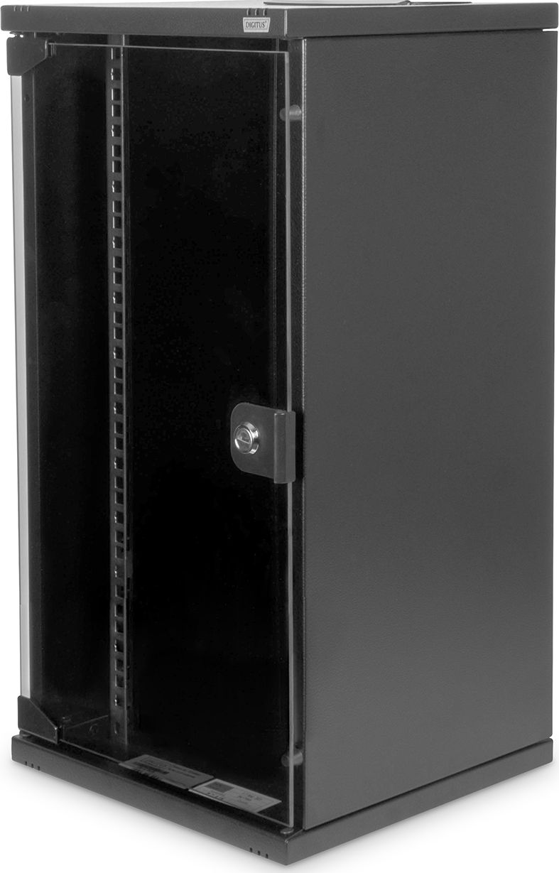 Kabinet rrjeti muror Digitus DN-10-SET-3-B, 10", 12U, i zi
