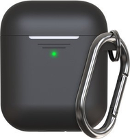 Mbështjellës KEYBUDZ Elevate për AirPods, me karabinë, mbështet karikim wireless, i kuq