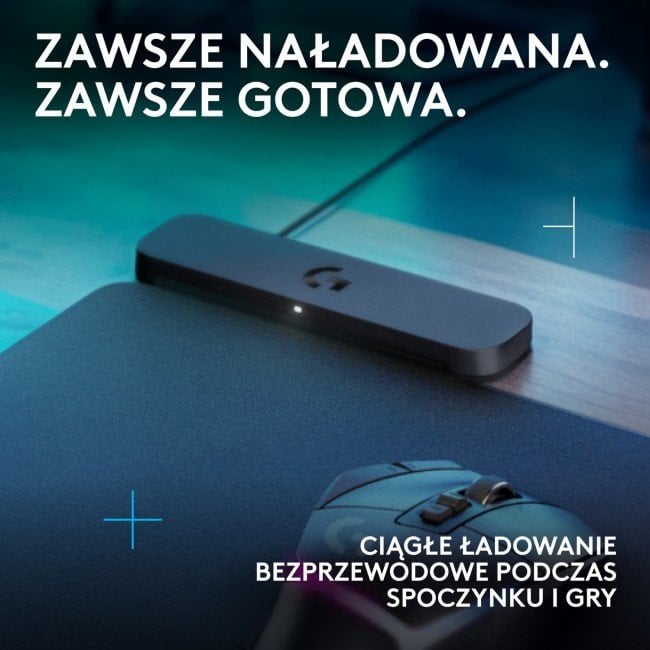 Mousepad gaming Logitech G Powerplay 2, karikim wireless, 34 x 28 cm, i zi