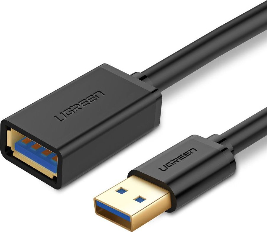 Kabllo USB Ugreen, 2 x USB-A, 2 m, e zezë