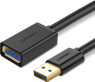 Kabllo USB Ugreen, 2 x USB-A, 2 m, e zezë