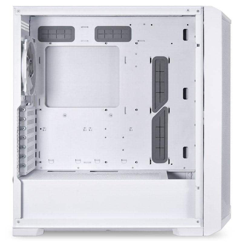 Kuti PC Lian Li LANCOOL 215 ARGB, mid tower, xham i temperuar, e bardhë