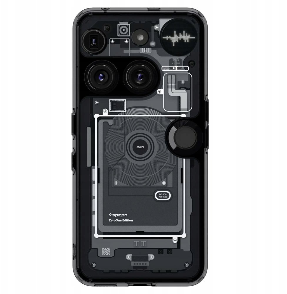 Mbulesë telefoni Spigen Ultra Hybrid Zero One, për Nothing Phone 3a, transparente