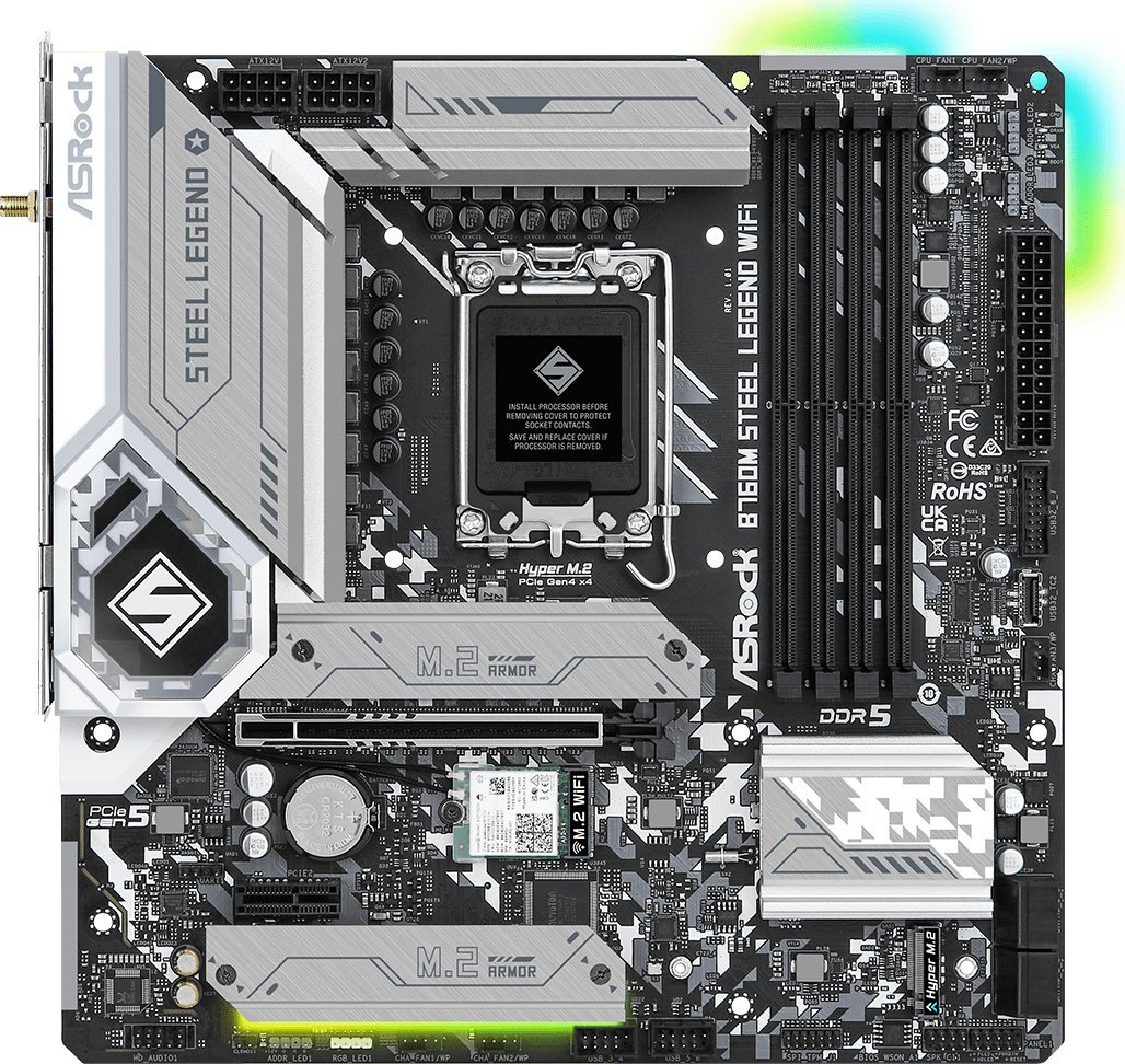 Pllakë amë ASRock B760M STEEL LEGEND WIFI