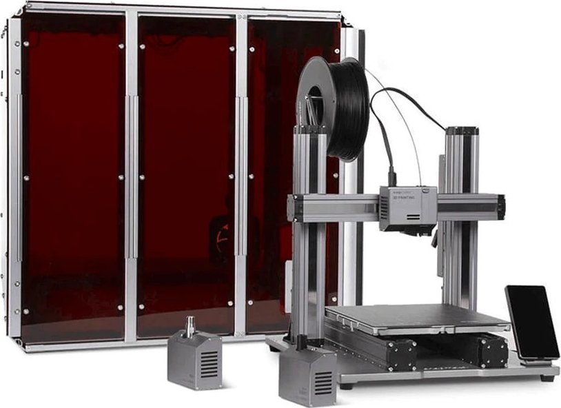 Printer 3D Snapmaker 2.0 A350T, modular 3 ne 1, me Enclosure, gri