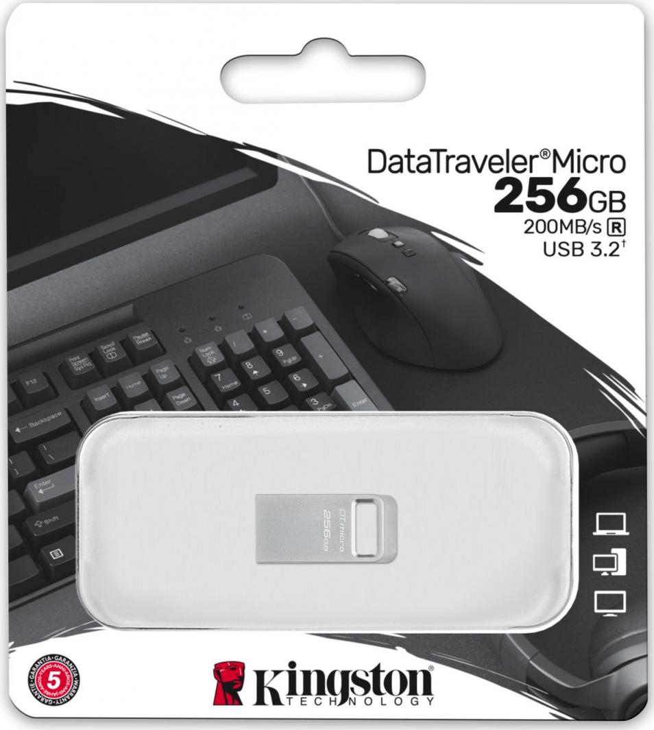 USB Kingston DataTraveler Micro Gen 2, 256GB