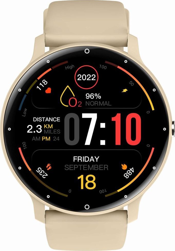 Orë e mençur Gravity GT1 8 Pro, 1.39", Bluetooth 5.2, IP67, e zezë
