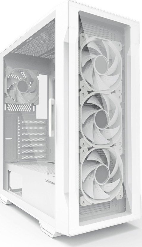 Kasë Zalman i3 Neo TG, e bardhë, Midi Tower