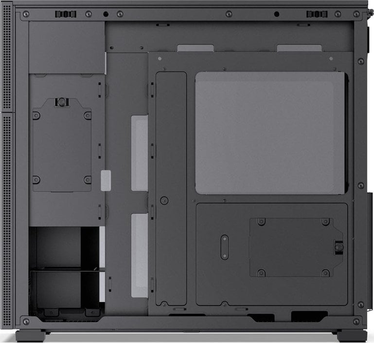 Kasë Jonsbo D41 Mesh, e zezë, Midi Tower