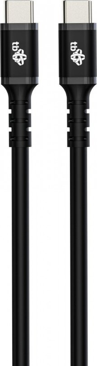 Kabllo USB TB Print AKTBXKUCC2SI10B, USB C në USB C, 1 m, 100W, e zezë