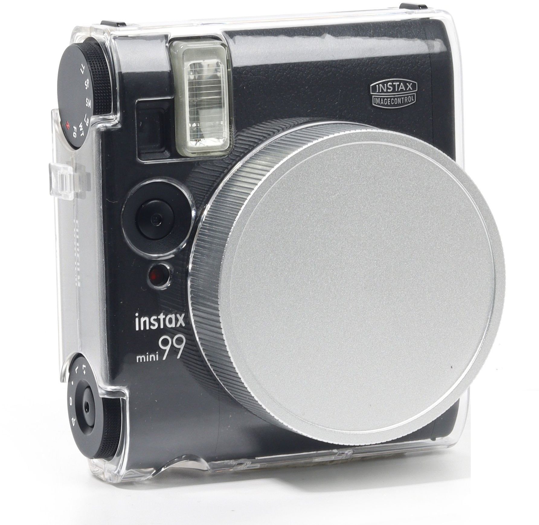 Kapak mbrojtës lente LoveInstant për Fujifilm Instax Mini 99, alumin, argjendtë