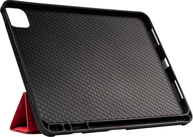 Mbulesë tablet Crong FlexFolio Case iPad Pro 11 iPad Air 10.9, me mbështetje për Apple Pencil, e kuqe