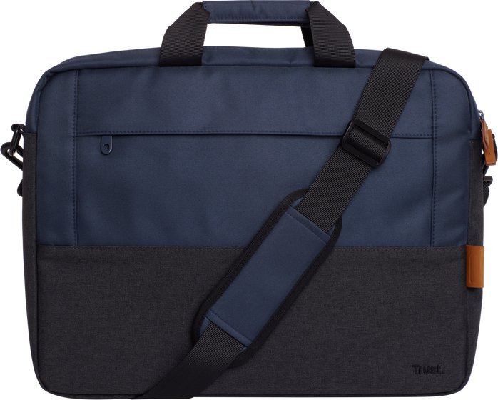 Çantë laptopi Trust Lisboa, 16", material PET i ricikluar, blu