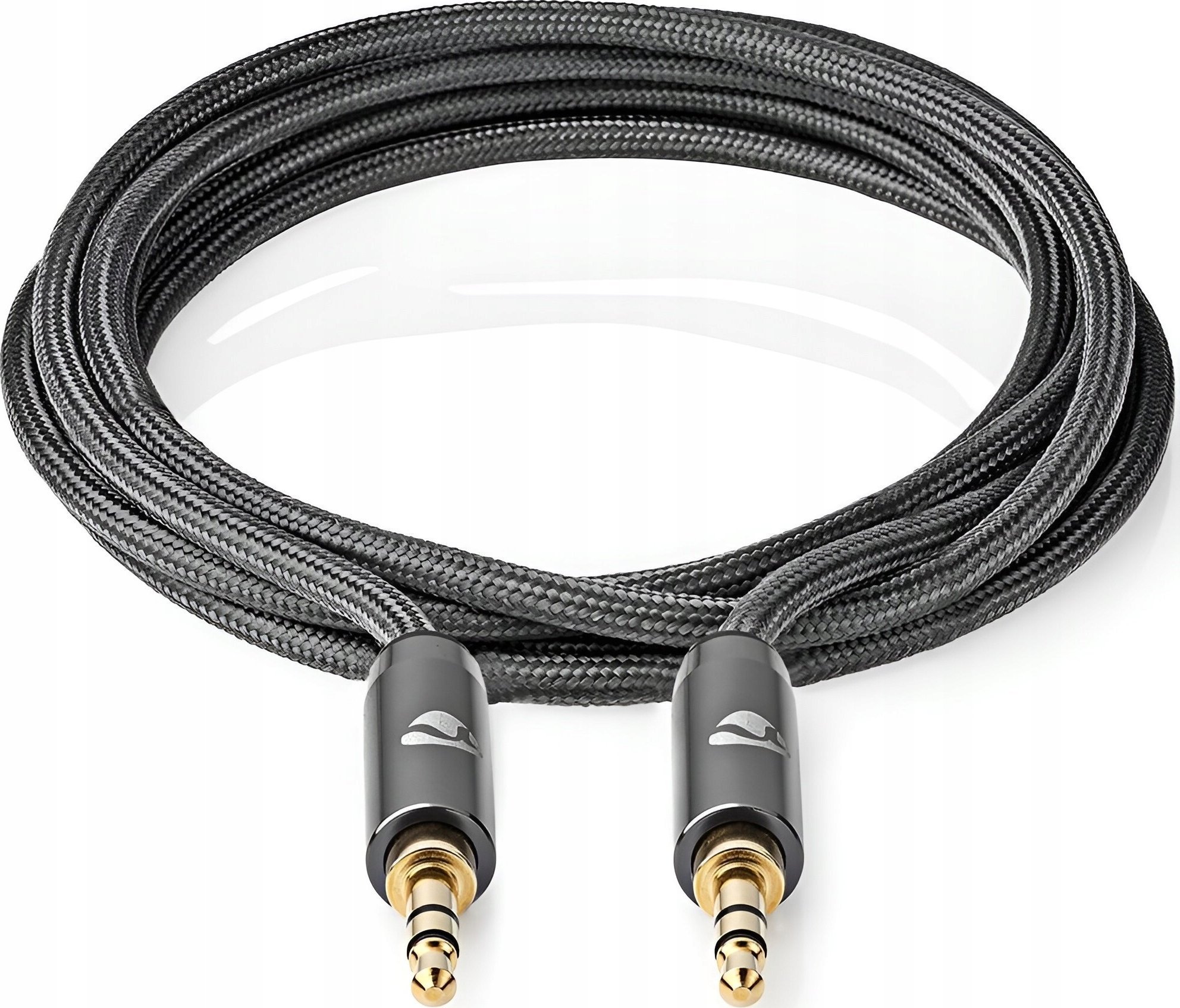Kabllo audio Nedis Profigold, AUX 3.5mm mashkull mashkull, 2m, e artë