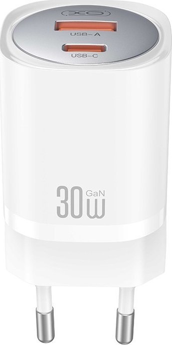 Karikues rrjeti XO CE21, 33W PD, 1x USB C 1x USB A, i bardhë