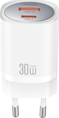 Karikues rrjeti XO CE21, 33W PD, 1x USB C 1x USB A, i bardhë