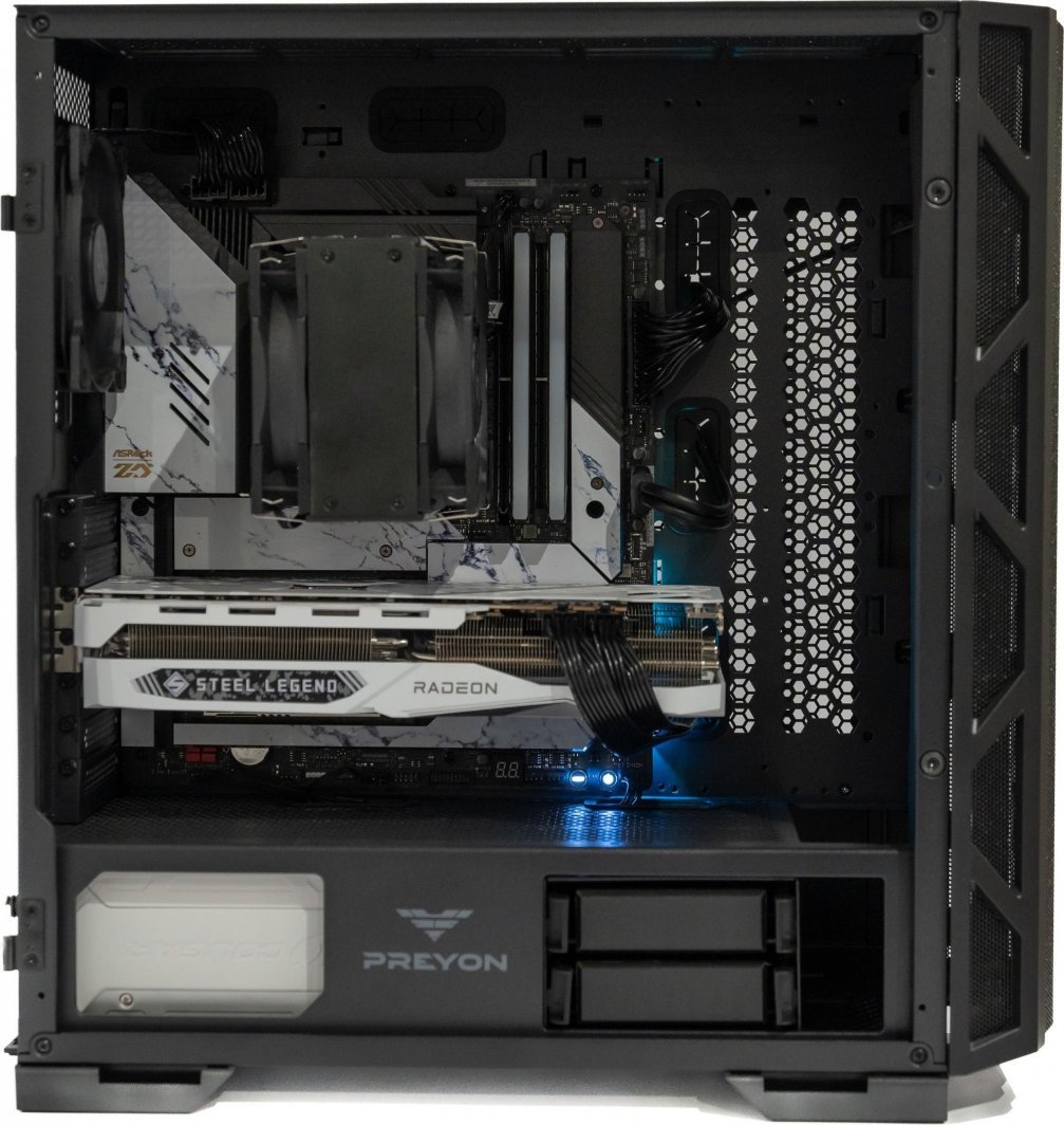 Kompjuter PREYON Nest PRO 800, Intel Core i5-14400F, 32GB RAM, 512 GB M.2 PCIe, RTX 4060, i zi