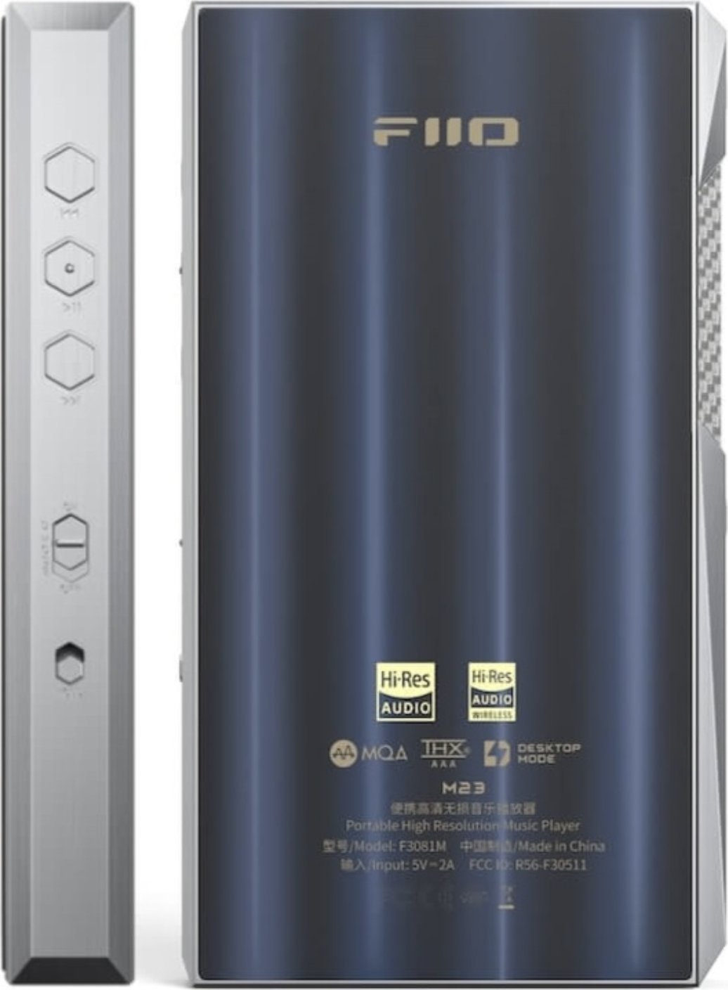 MP3 Player FiiO M23 Hi Res, Android 10, Snapdragon 660, i bardhë