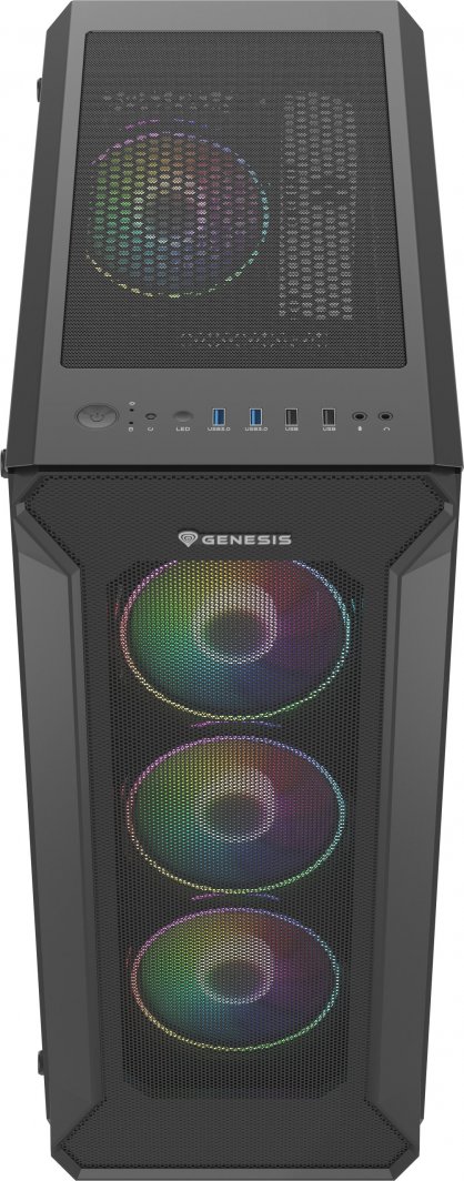 Kasë Genesis IRID 505 ARGB V2, Midi Tower