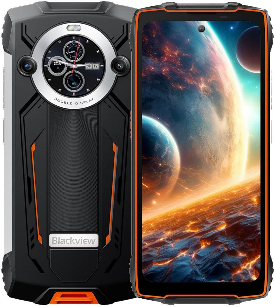 Celular Blackview BV8200 12/256GB, i zi/portokalltë