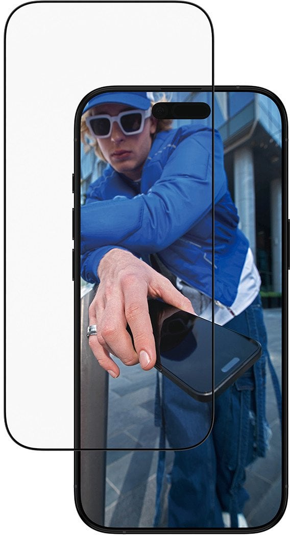 Mbrojtëse ekrani PanzerGlass për iPhone 17 Air, xham i kalitur, Ultra Wide Fit, transparent