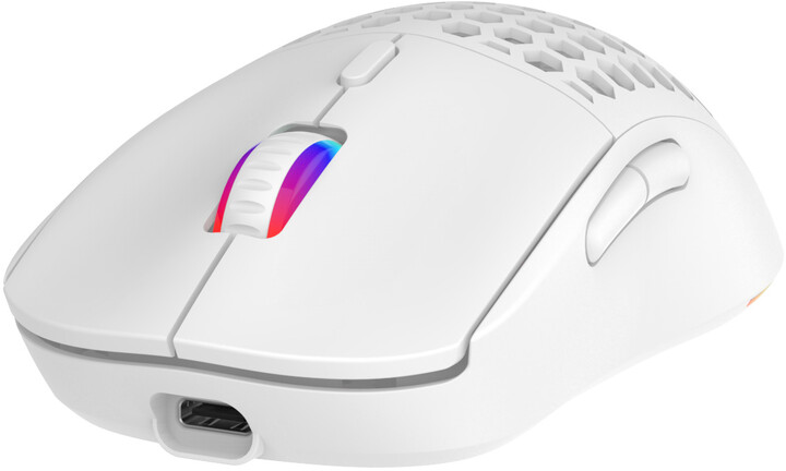 Maus CZC.Gaming Illusionist, i bardhë