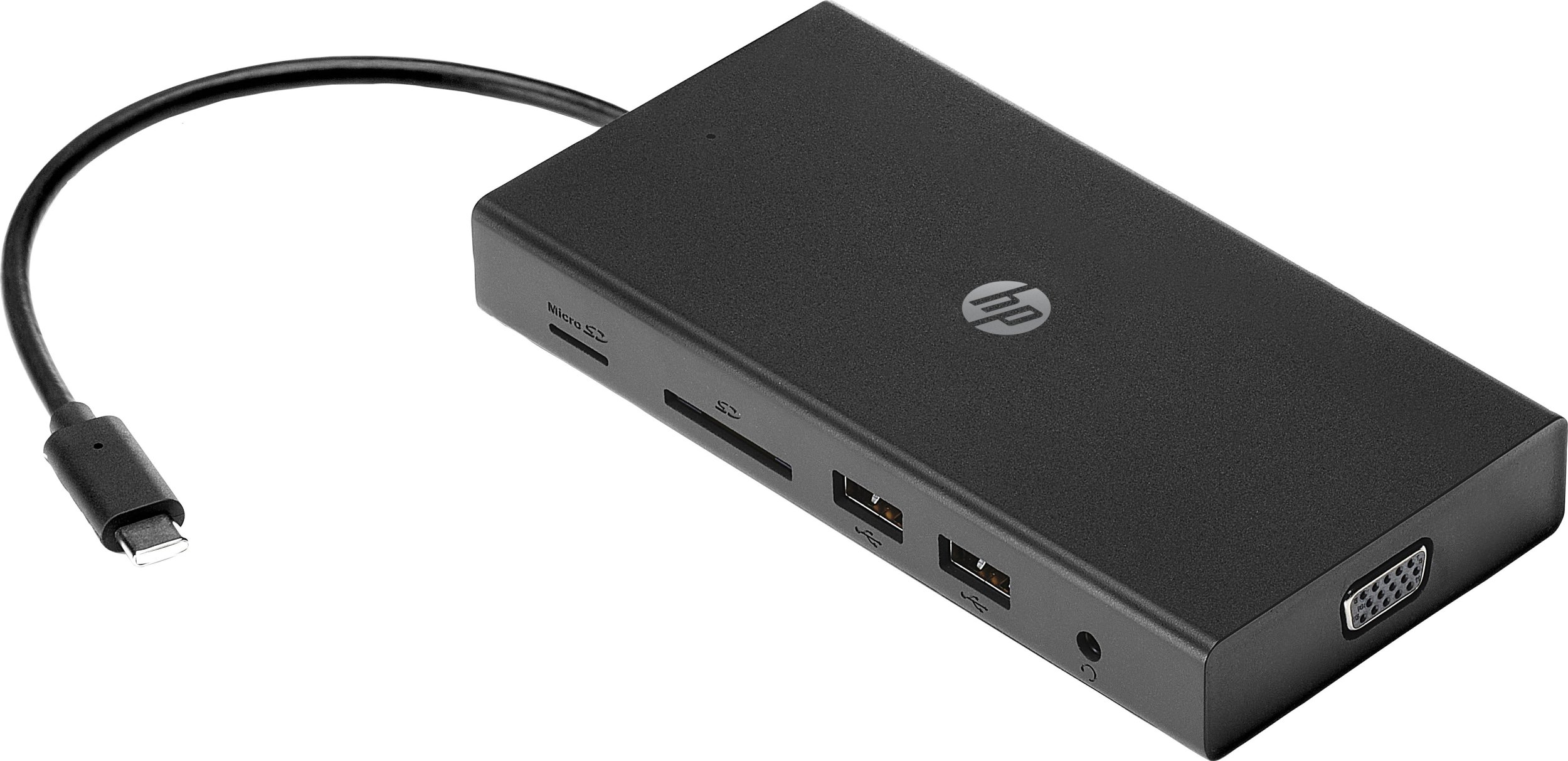 Hub USB C HP Travel Multi Port, 6 porta, RJ45 1 Gbps, gri
