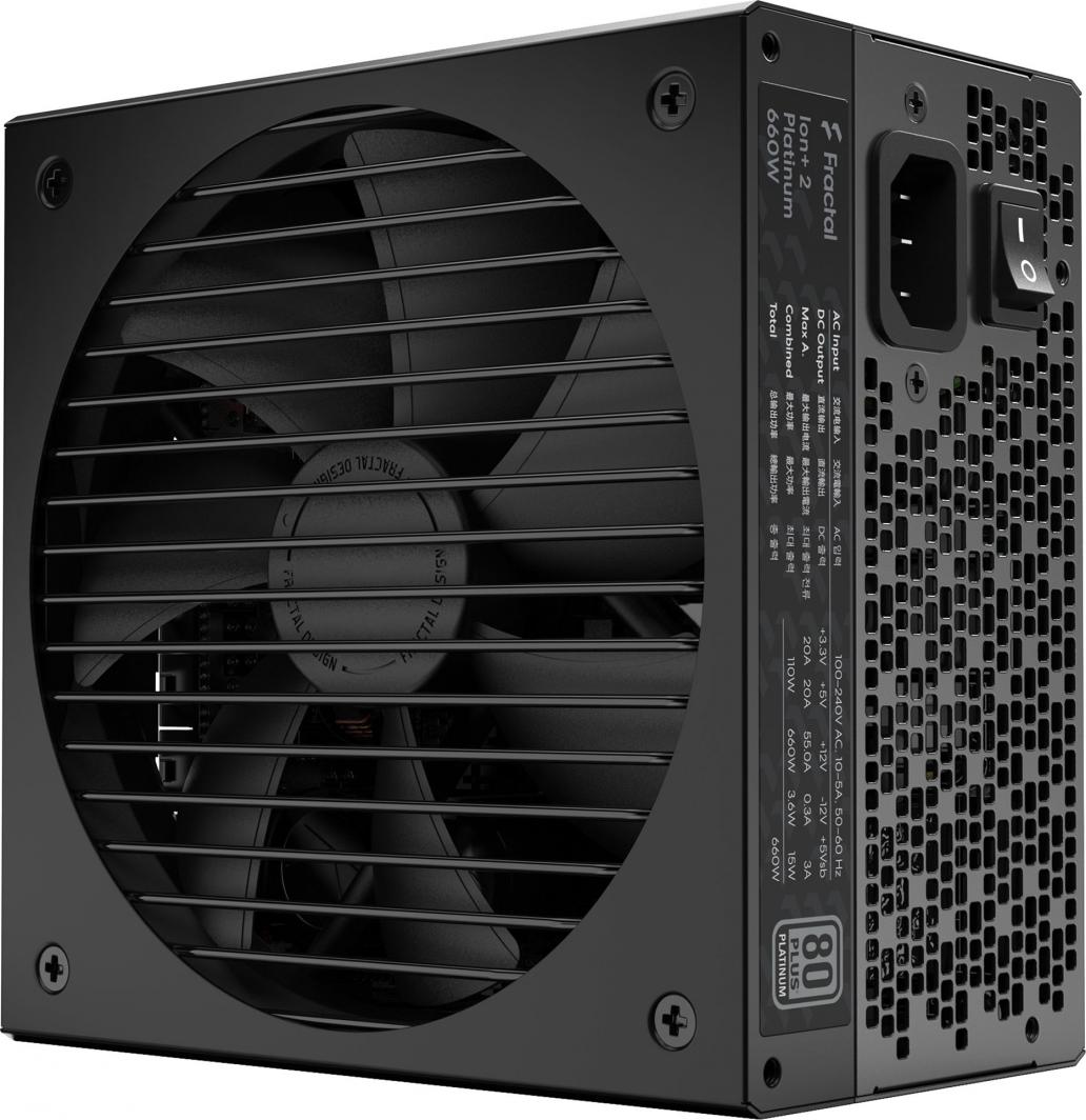 Burim energjie Fractal Design Ion+ 2 Platinum FD-P-IA2P-660-EU ATX, 660W