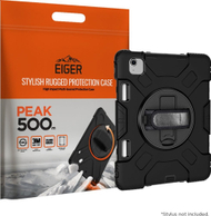 Mbulesë mbrojtëse Eiger Peak 500m, për iPad Air 11" dhe iPad Pro 11", me suport dhe rrip, e zezë