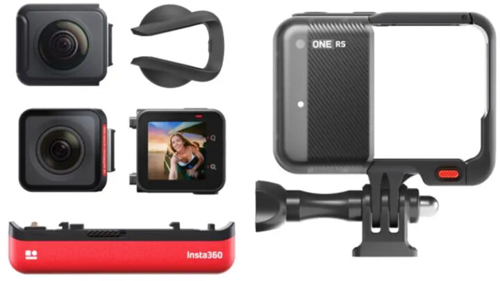Kamerë Insta360 ONE RS (Twin Edition), e zezë