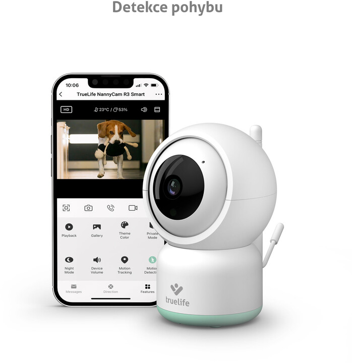 [OUTLET] Kamerë për bebe TrueLife NannyCam R3 Smart, e bardhë