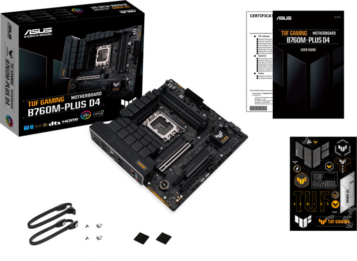Матична плоча ASUS TUF GAMING B760M-PLUS D4 (DDR4) - Intel B760