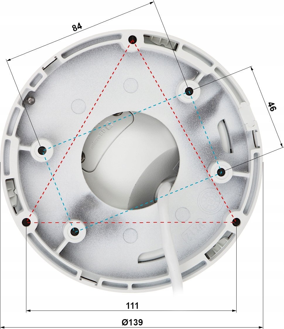 Kамера IP Hikvision DS-2CD2346G2H-IU, 4MP AcuSense, леќа 2.8mm, бела