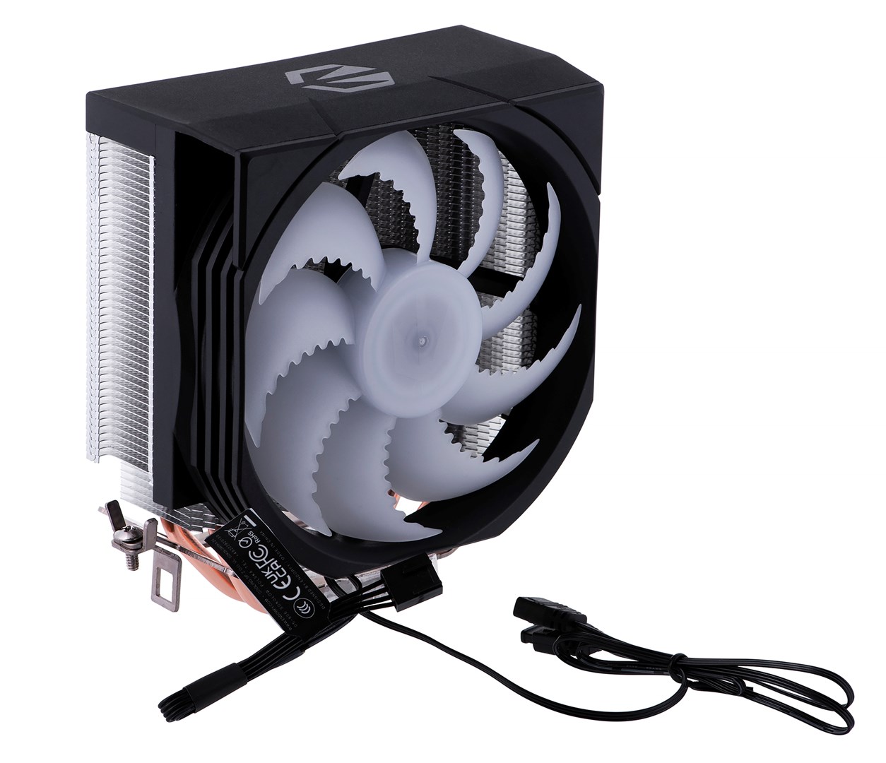 Ftohës procesori Endorfy Spartan 5 ARGB, 120mm, AM5/LGA1700, i zi