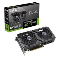 Kartelë grafike ASUS VGA NVIDIA GeForce RTX 4070 SUPER DUAL OC EVO, 12GB GDDR6X