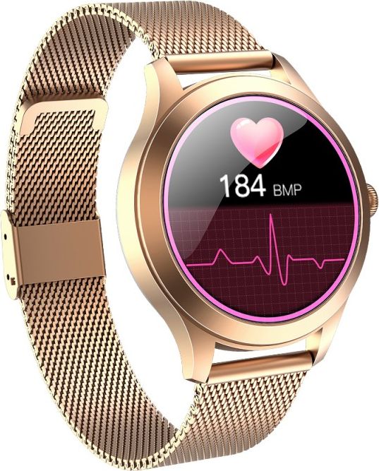 Smartwatch Maxcom FW42 Gold, 1.19", IP68, i artë