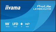 Ekran digital signage Iiyama LE9864UHS-B1AG, 98", 4K Ultra HD, 500 cd/m², i zi