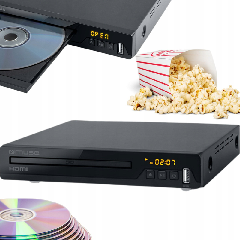 DVD player Muse M-55 DV, Full HD, i zi