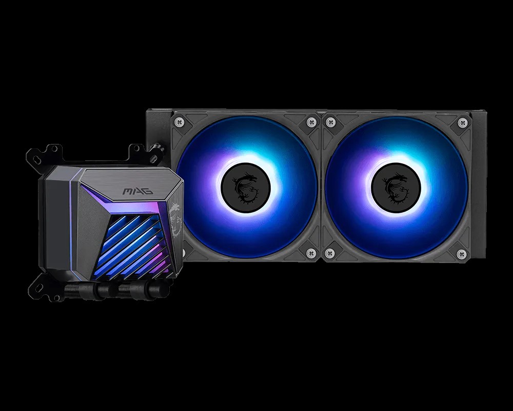 Ftohës uji për procesor MSI MAG CoreLiquid A15 360, radiator 360mm, ARGB, i zi