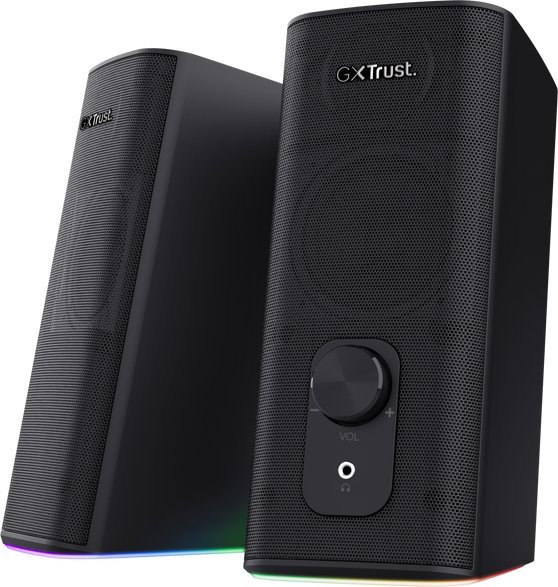 Altoparlantë kompjuteri Trust GXT612 Cetic, stereo 2.0, me Bluetooth, të zinj