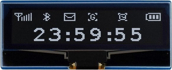 Display OLED Waveshare 19750, 2.23", 128x32px, bardhë e zi